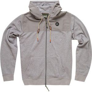 Howler Bros Kameron Full-Zip Hoodie Marbled Grey Small